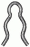 Hair Pin Cotter 7/32'' I.D. 3/4'' Overall Length <br><font color=red><font size=2.5>Ford: 353745S</font></font>
