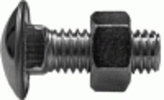 7/16-14 X 7/8'' Bumper Bolt & Nut - Zinc