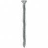 #8 X 2-1/2'' Phillips Oval Head Tapping Screw - Zinc