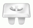 GM License Plate Nut 1/4-20 Screw Size - Nylon Replaces # 23279