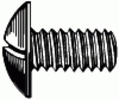 Slotted Round Head License Plate Bolt