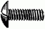 Slotted Round Head License Plate Bolt