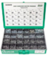 Phillips Oval, Pan & Specialty Tapping Screws (Chrome & Zinc) Assortment (24 Varieties-2400 Pcs)