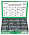 Large Size Metric Cap Screws Nuts & Flat Washers Assortment (12 Varieties-380 Pcs)