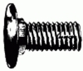 7/16-14 X 1'' Truss Head Bumper Bolt - Zinc <br><font color=red><font size=2.5>GM: 383569</font></font>