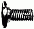 7/16-14 X 1'' Truss Head Bumper Bolt - Zinc