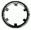 3/16'' Shaft Diameter Internal Retaining Ring - Zinc