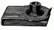 Extruded U-Nut 5/16-18 Screw Size<br><font color=red>Replaces # 23291</font>