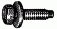 1/4-20 X 1'' Hex Head Sems  W/ Dog Point - Phosphate Chrysler: 6025329