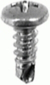 #8 X 1'' Phillips Pan Head Teks Screw - Zinc