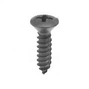 #10 X 3/4'' Phillips Oval Head Tapping Screw - Black Oxide