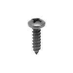 #6 X 1/2'' Phillips Pan Head Tapping Screw - Black Oxide
