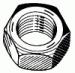 Rim Clamp Nut 3/4-10 Thread 1-1/4''  Hex Size