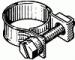 Type ''G'' Miniature Hose Clamp  7/16'' - 1/2'' Range - Zinc