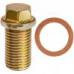 Oil Drain Plug & Gasket M14-1.5 Thread - Zinc