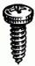 BMW License Plate Screw M4.8 X 16MM Zinc/Yellow