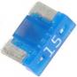 Mini Fuse 15 Amp  Blue <br><font color=red><font size=2.5>Toyota & Lexus: 9008082052</font></font>