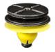 Volvo Exterior Moulding Clip Black & Yellow Nylon