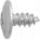 #8 X 5/16'' Phillips Round Washer Head - Chrome Plate