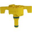 Fuel Separator Drain Plug Ford - Yellow Nylon <br><font color=red><font size=2.5>Ford: HC3Z9J305A</font></font>