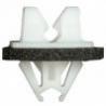 Bumper Side Extension Retainer with Sealer Ford - White Nylon