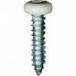 #8 X 3/4'' Square Drive Pan RV Tapping Screws Zinc - White Painted Head