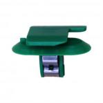 Lower Center Pillar Interior Moulding Trim Clip with Metal Reinforcement (GM: 13435002) - Green Nylon <br><font color=red><font size=2.5>GM: 13435002</font></font>