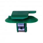 Lower Center Pillar Interior Moulding Trim Clip with Metal Reinforcement (GM: 13435002) - Green Nylon