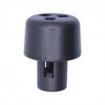 Lexus / Toyota Interior Cowl Trim Nut M6-1.0 - Black Nylon <br><font color=red><font size=2.5>Toyota & Lexus: 9046706183</font></font>