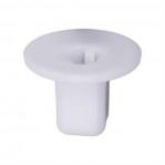 Cowl & Insulator Nut TOYOTA & LEXUS - White Nylon <br><font color=red><font size=2.5>Toyota & Lexus: 9046706197</font></font>
