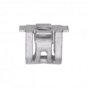 Exterior Trunk Trim Snap-In Nut Hyundai - Silver Geomet <br><font color=red><font size=2.5>Hyundai: 87382AA000</font></font>