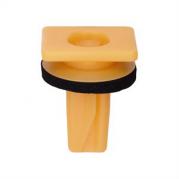 Bumper Screw Grommet wth Sealer Hyundai - Yellow Nylon <br><font color=red><font size=2.5>Hyundai: 86625B1000</font></font>