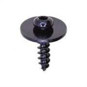 Door Trim Panel Torx Button Head Sems Tapping Screw BMW - Black Zinc