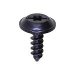Bumper Cover Torx/Slotted Round Flat Washer Tapping Screw Audi VW - Black Zinc