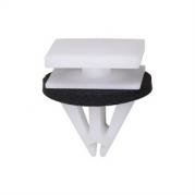 Exterior Moulding Clip with Sealer Ford - White Nylon <br><font color=red><font size=2.5>Ford: W719971S300</font></font>