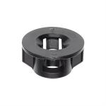 Wheel Apron Thumb Drive Nut Lexus Toyota - Black Nylon