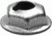 1/4-20 Washer Lock Nut 19/32'' OD 7/16'' Hex