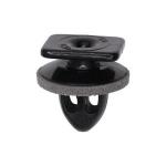 Interior Trim Clip with Sealer Subaru - Black Nylon <br><font color=red><font size=2.5>Subaru: 909130181</font></font>