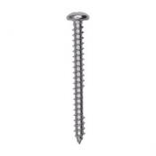 Phillips Pan Head Sheet Metal Screw 18-8 Stainless Steel - #10 X 2''