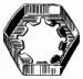 Hex Palnut Lock Nut 1/2-20 3/4'' Hex - Zinc