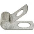Closed Clamp 3/8'' - Galvanized Uncoated