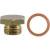 Oil Drain Plug & Gasket 3/4-16 Thread - Zinc