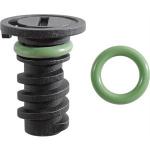 Screw Driver Slot Drain Plug - Black <br><font color=red><font size=2.5>Mercedes: 0029002017</font></font>