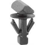 Weatherstrip Retainer 4.5mm X 6.5mm Acura Honda - Black Nylon <br><font color=red><font size=2.5>Honda & Acura: 90565TZ5003</font></font>