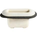 GM Cowl Vent Grommet with Sealer - White Nylon <br><font color=red><font size=2.5>GM: 15035237</font></font>