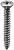 #10 X 1/2'' Phillips Oval Head Tapping Screw - Zinc