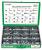 Large Size Metric Cap Screws Nuts & Flat Washers Assortment (12 Varieties-380 Pcs)