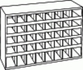 Grade 5 Fastener Assortment in 40-Compartment Bin (2800 Pc)