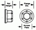 3/8-16 Grade 8 Hex Flange Locknut