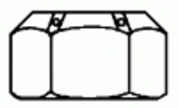 1/4-28 Grade 8 Stover SAE Lock Nut